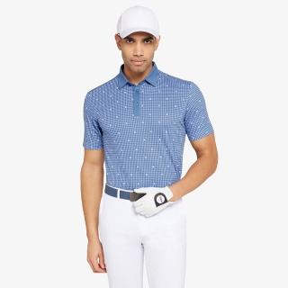【GALVIN GREEN】男款 Marley彈性防曬透氣快乾POLO衫-藍月色