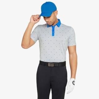 【GALVIN GREEN】男款 Marley彈性防曬透氣快乾POLO衫-白色