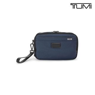 【TUMI】Alpha 彈道尼龍休閒手拿包 - 海軍藍