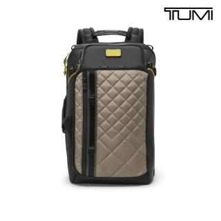 【TUMI】Alpha Bravo Detrick 17 吋筆電商務後背包 - 灰褐 / 黑