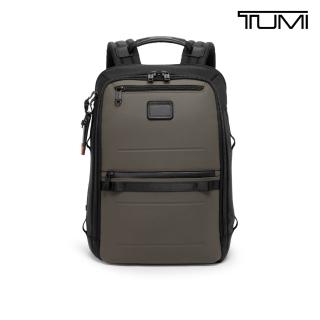【TUMI】Alpha Bravo Dynamic 彈道尼龍商務休閒後背包 - 大地棕
