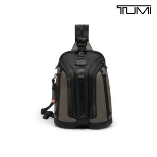 【TUMI】Alpha Bravo Knight 彈道尼龍都會休閒肩背包 - 大地棕