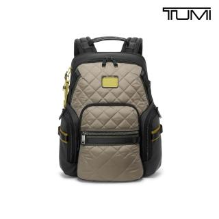 【TUMI】Alpha Bravo Navigation 彈道尼龍都會通勤後背包 - 灰褐 / 黑