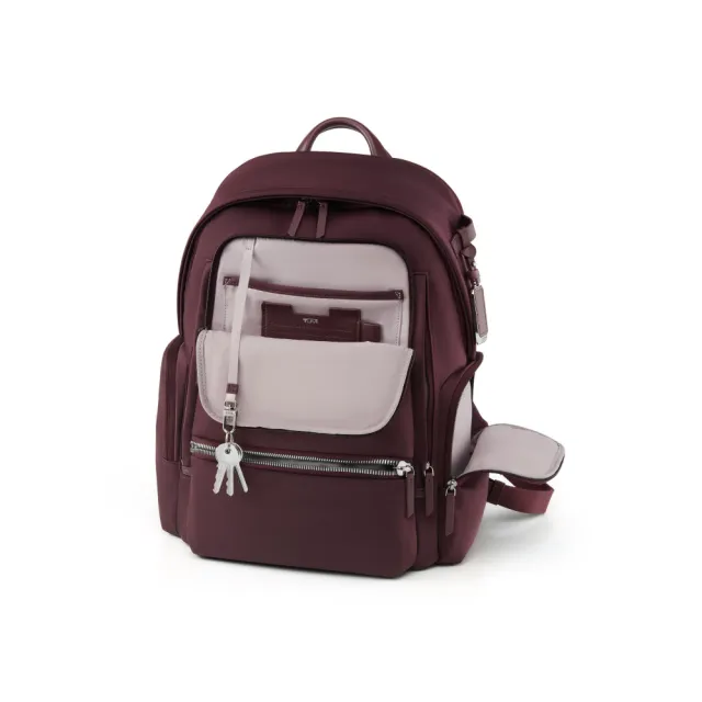 【TUMI】Voyageur Celina 15 吋筆電都會時尚後背包 - 玫瑰木