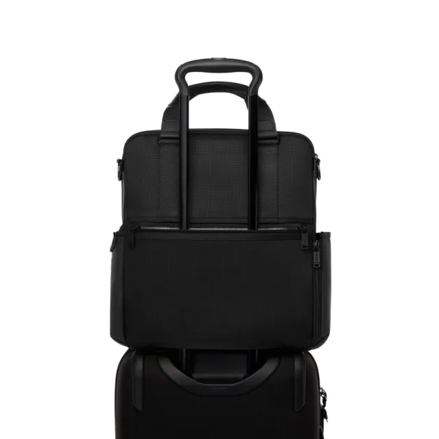 【TUMI】Alpha Bravo Belvoir 彈道尼龍日常隨行托特包 - 黑