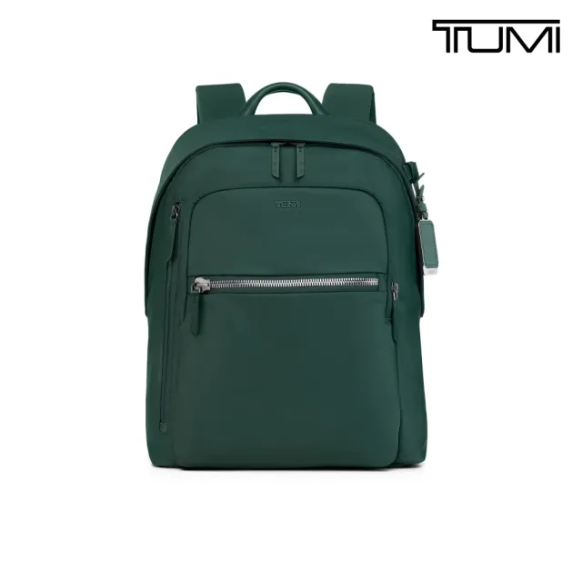 【TUMI】Voyageur Halsey 14 吋筆電都會休閒後背包 - 雪嶺綠