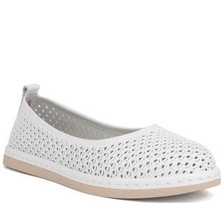 Gruner Schuhe Munich 白色 休閒日常 芭蕾舞鞋 娃娃鞋 淑女鞋 白色女鞋