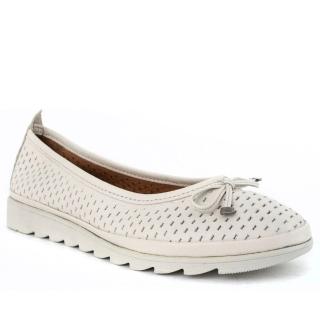 Gruner Schuhe Munich 白色 休閒日常 芭蕾舞鞋 娃娃鞋 淑女鞋 白色女鞋
