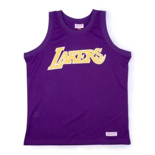 【MITCHELL & NESS】NBA TEAM LOGO DAD JERSEY 湖人 籃球球衣 上衣 背心 運動背心