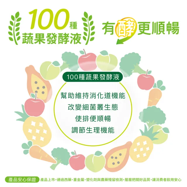 【利捷維】有酵順暢酵素飲2盒組(共16入 梁家瑋代言)-蔬果酵素 排便順暢(陳傑憲代言)