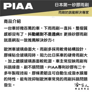 【PIAA】TESLA MODEL X 雨刷 23~年後改款專用(日本矽膠撥水雨刷 26 21 防跳動 兩入 哈家人)