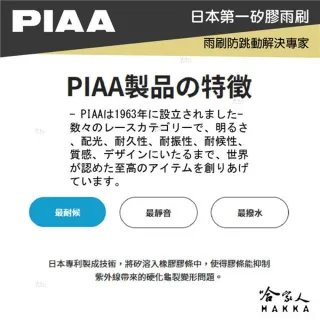 【PIAA】TESLA MODEL X 雨刷 23~年後改款專用(日本矽膠撥水雨刷 26 21 防跳動 兩入 哈家人)