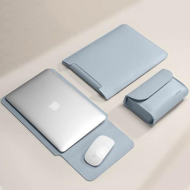 【OMG】15吋筆記型電腦內膽包+電源包 MacBook內膽包 防震防摔筆電保護套 防潑水電腦包