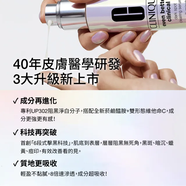 【CLINIQUE 倩碧】超激光淡斑精粹PRO入門組(超激光勻淨白淡斑精華PRO 30ml/美白淡斑精華推薦)