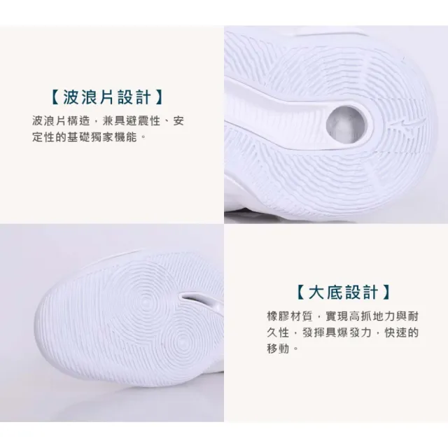 【MIZUNO 美津濃】WAVE MOMENTUM PRO 男排球鞋-匹克球 運動 美津濃(V1GA254083)