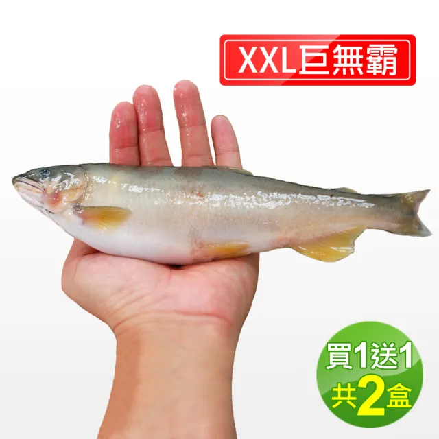 【優鮮配】宜蘭巨無霸爆卵母香魚2盒(5尾/920g/盒)