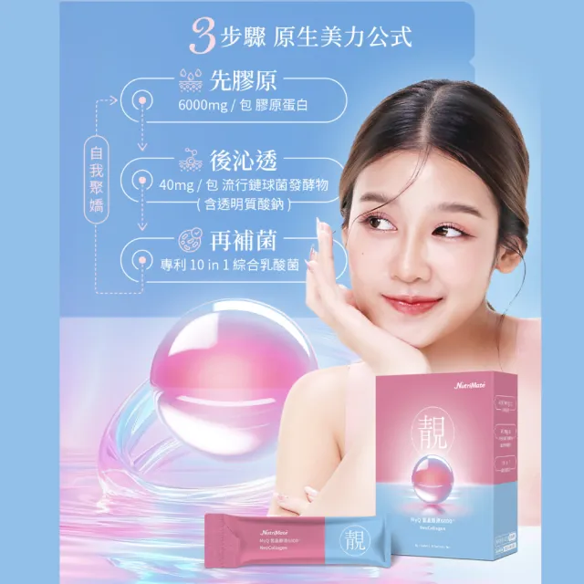 【Nutrimate 你滋美得】MyQ皙晶膠原蛋白6000plus 6盒組