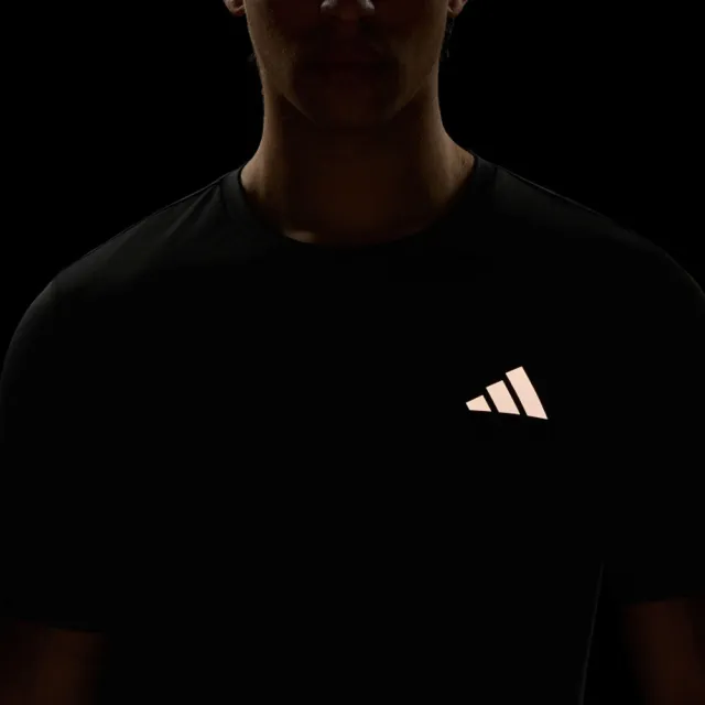 【adidas 愛迪達】圓領短袖T恤 Run Ess Tee M 男 - KG3190