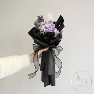 【Floral M】My Love謬思女神永生玫瑰花束(乾燥花/永生花/情人節花束/告白禮物/求婚花禮/生日花束)