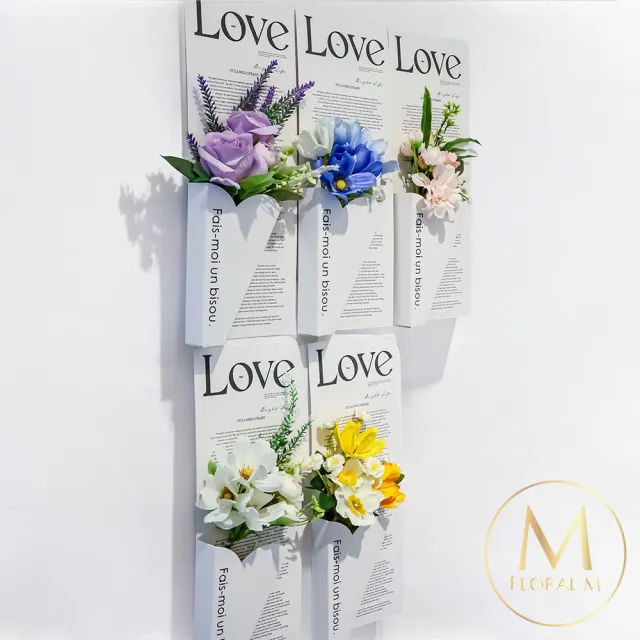 【Floral M】莫內花園手綁仿真花20cm(人造花/仿真花/假花/花藝DIY/裝飾花禮)