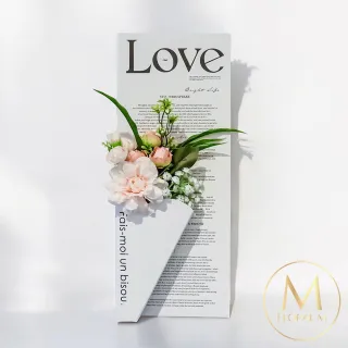 【Floral M】杜樂麗花園手綁仿真花20cm(人造花/仿真花/假花/花藝DIY/裝飾花禮)