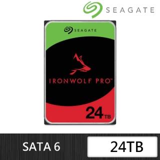 【SEAGATE 希捷】IronWolf Pro 那嘶狼Pro 24T NAS內接硬碟(ST24000NT002)