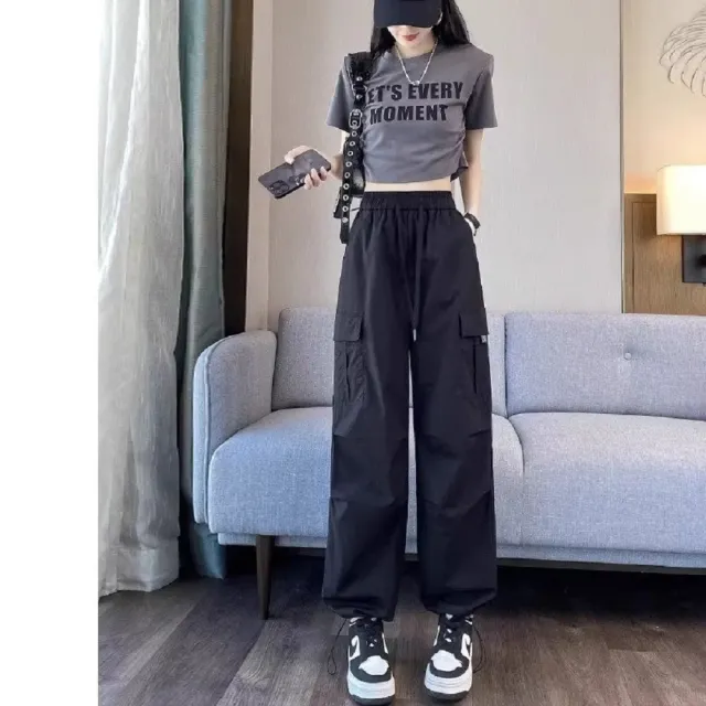 【ASister 小姊姊】AS2610#女裝|休閒褲☆中大尺碼美式工裝褲(3色 S-5XL)
