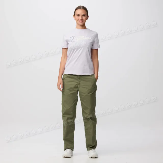 【Fjallraven】女 Archive Logo T恤《蛋殼白》F14600269/機能衣/排汗衫/運動衫/棉T