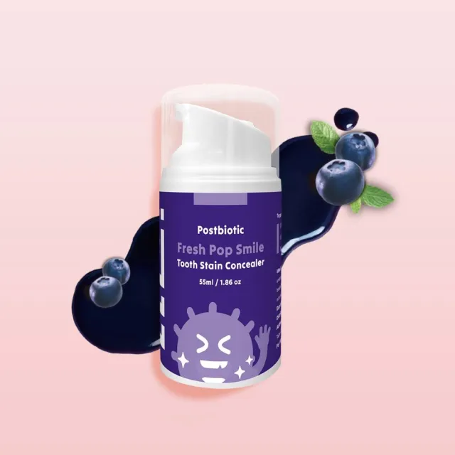 【ELLO】益生菌口氣清新亮白矯正膏 55ML 藍莓風味 5入組