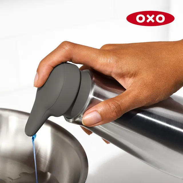 【OXO】不鏽鋼皂液罐(兩色任選)