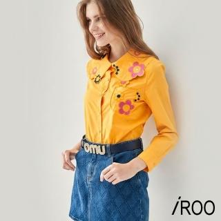 【iROO】ON MY WAY鑲鑽真皮腰帶