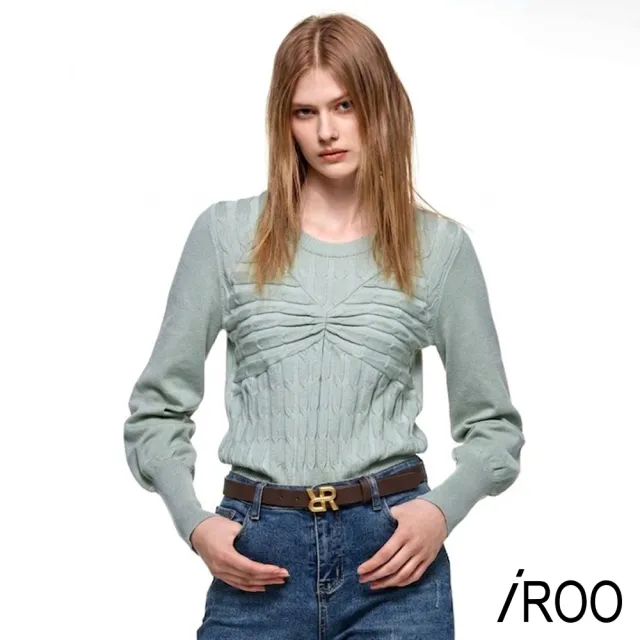 【iROO】雙R造型細腰帶