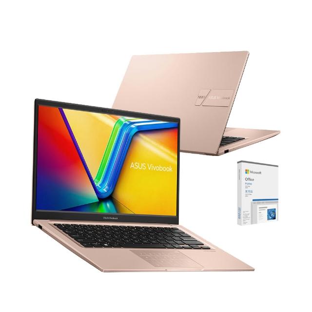 【ASUS 華碩】Office2024組★14吋輕薄Core 7 16G筆電(VivoBook X1404VA/Core7-150U/16G/1TB SSD/W11)