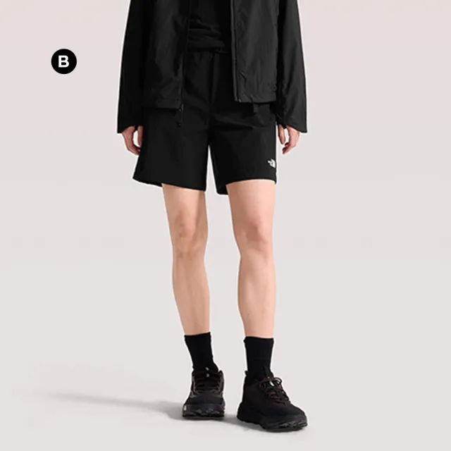 【The North Face】男女款吸濕排汗短褲(多款任選)
