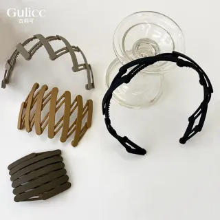 【Gulicc 古莉可】隨身摺疊髮箍 伸縮髮箍 攜帶方便 (7夕情人節 生日 髮飾 頭飾 鯊魚夾 抓夾 禮物)