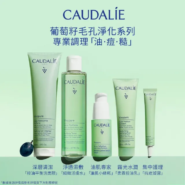 【CAUDALIE 歐緹麗】買2送2★葡萄毛孔淨化活膚水 200mlx2