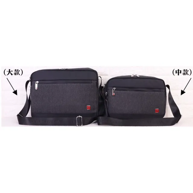 【SNOW.bagshop】肩背包中容量二主袋+外袋共四層防水尼龍布