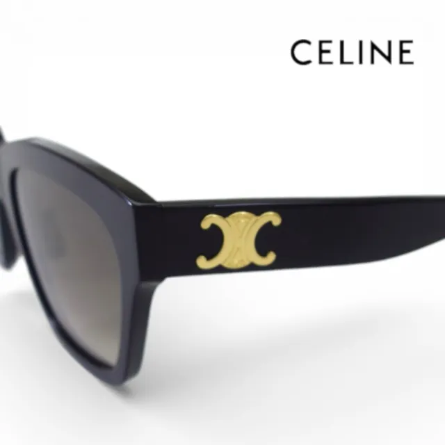 【CELINE】CL40253F 01F 55mm 太陽眼鏡/墨鏡 公司貨