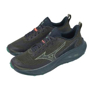 【MIZUNO 美津濃】越野跑鞋 Neo Lumina GTX 男鞋 綠 防水 厚底 緩震 戶外 J1GJ2659-51