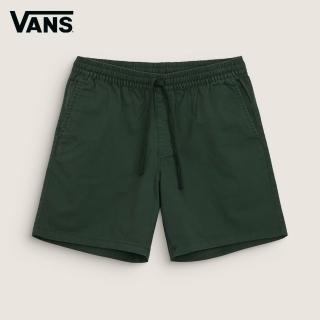 【VANS】官方旗艦 Range Relaxed Elastic 墨綠色短褲