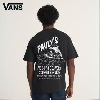 【VANS】官方旗艦 Paulys Delivery 黑色短袖T恤