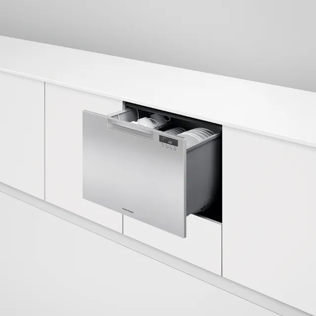 【Fisher&Paykel 菲雪品克】＜官方直營-好禮二選一＞    7人份單層加高款不鏽鋼抽屜式洗碗機DD60SCTHX9