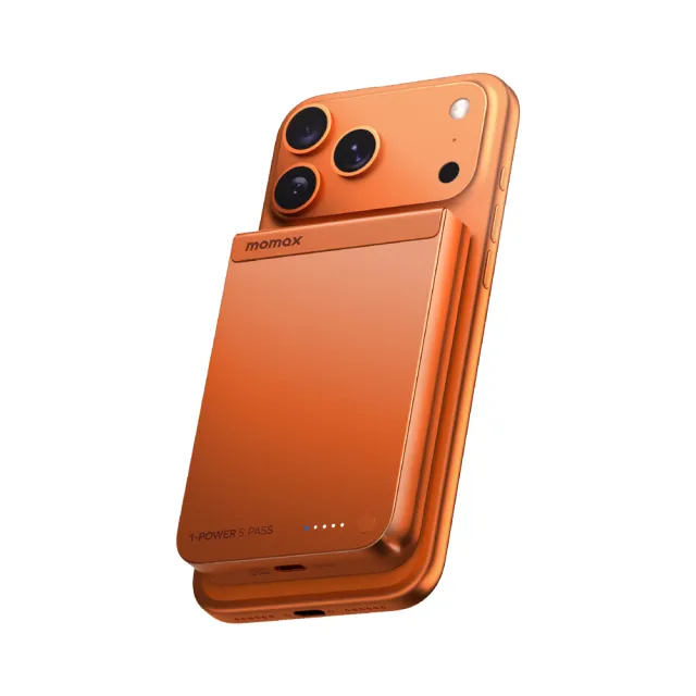 【Momax】10000mAh Qi2 無線磁吸行動電源 (型號1-Power S.Pass) CCC認證 中秋送禮
