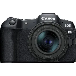 【Canon】EOS R8 KIT 附 RF 24-50mm F4.5-6.3 IS STM 單鏡組 (公司貨) 全片幅無反微單眼相機