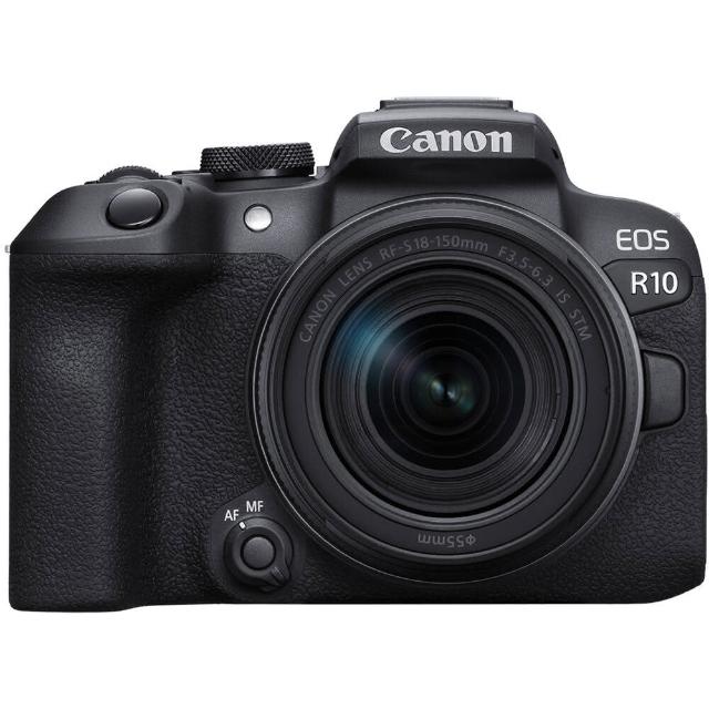【Canon】EOS R10 KIT 附 RF-S 18-150mm F3.5-6.3 IS STM 旅遊鏡組 (公司貨) APS-C 無反微單眼相機