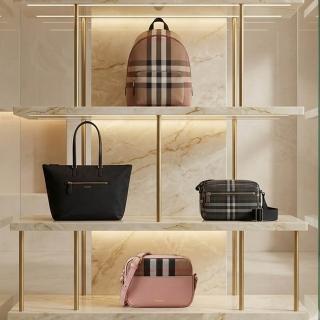 【BURBERRY 巴寶莉】格紋斜背包/相機包/後背包(任選)