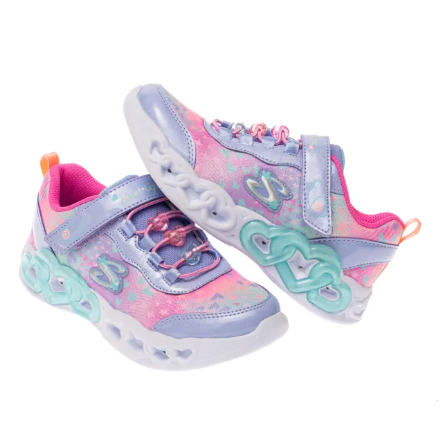 【SKECHERS】女童系列 女童鞋 燈鞋 INFINITE HEART LIGHTS(303261LLVMT)