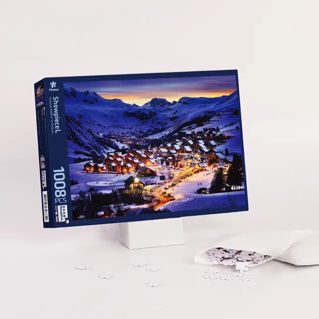 【Pintoo】阿爾卑斯山雪景 - 滿版平面拼圖1008片