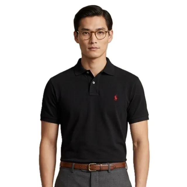 【RALPH LAUREN】POLO小馬刺繡網眼polo衫