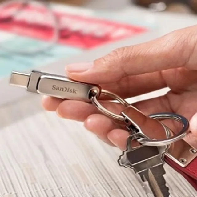 【SanDisk 晟碟】全新版 128GB Ultra Luxe TYPE-C USB 3.2 雙用隨身碟 原廠5年保固 最高讀速400MB/s